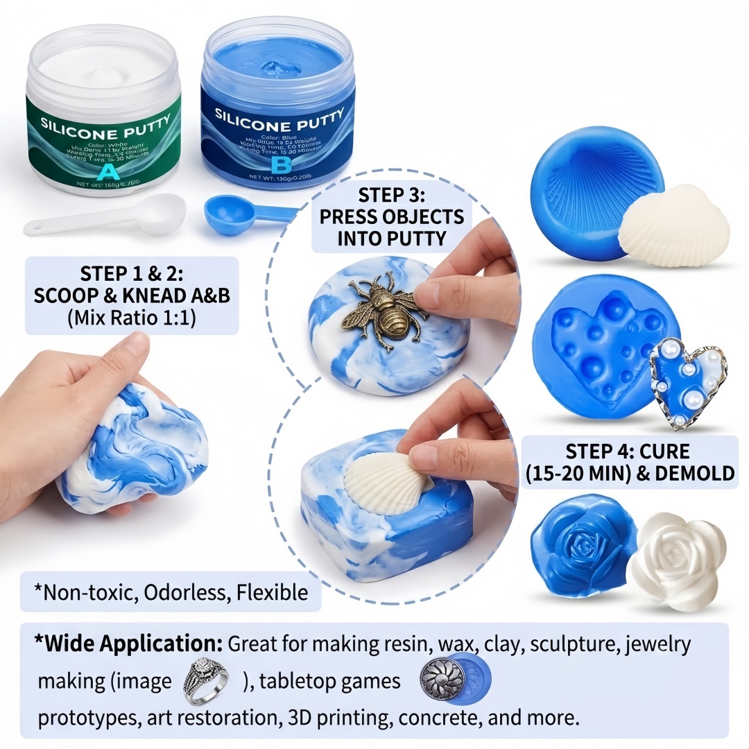 Silicone Putty Mold Making Sup - Candle Making Supplies For Beginners 评论和价格