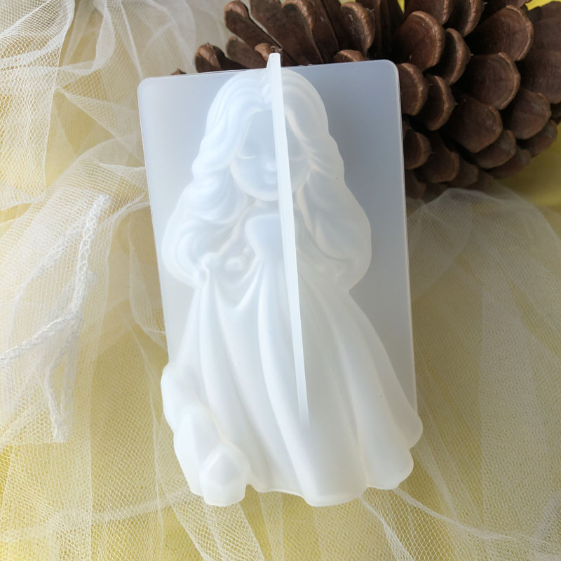 3D Cute Princess Silicone Cand - Candle Making Supplies For Beginners 评论和价格