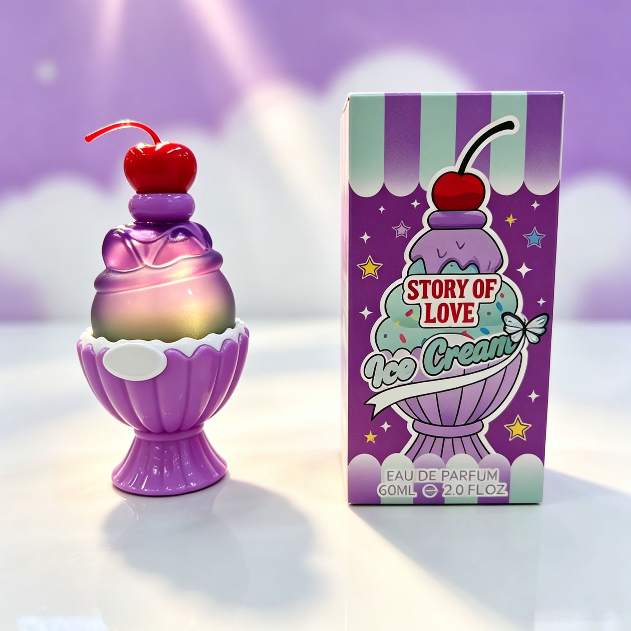 Cute Ice Cream Shaped Eau De P - Candle Shop 评论和价格