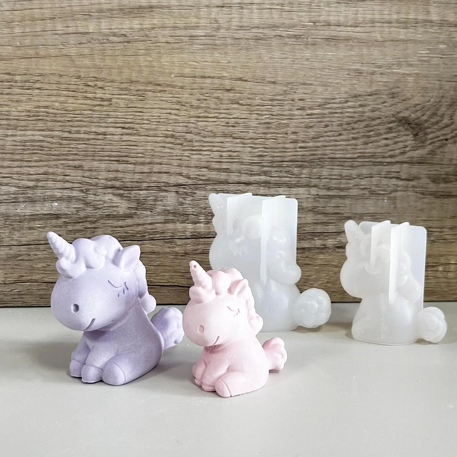 3D Geometric Silicone Unicorn  - Candle Making Supplies For Beginners 评论和价格