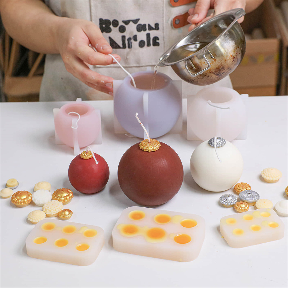 Nicole Christmas Bauble Candle - Candle Making Supplies For Beginners 评论和价格