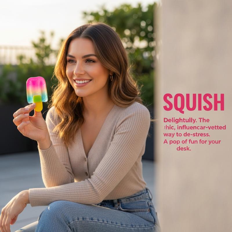 Sensory Squishy Ice Cream Cube - Candle Shop 评论和价格