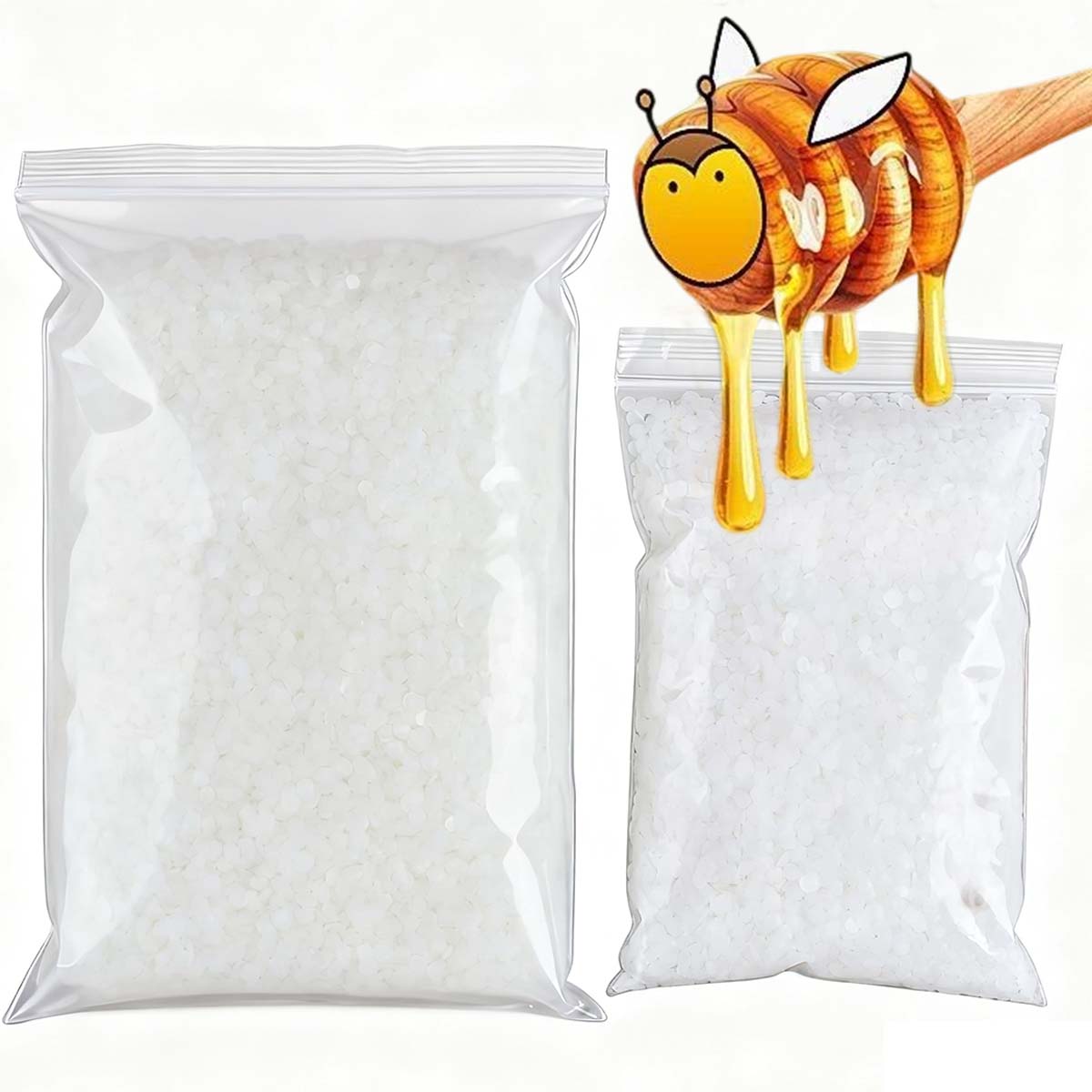 200g-1000g White Beeswax Pure  - Candle Making Supplies For Beginners 评论和价格