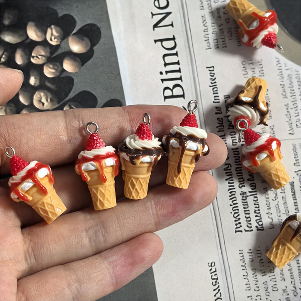 10Pcs Cute 3D Simulation Food  - Candle Shop 评论和价格