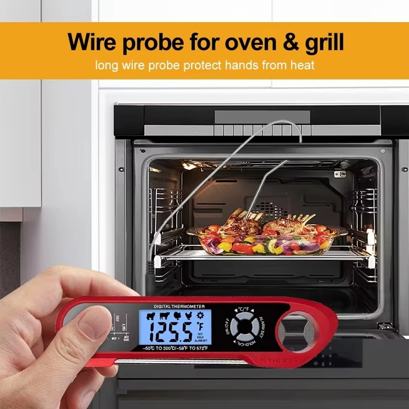 Meat Thermometer Dual-Probe Di - Candle Shop 评论和价格
